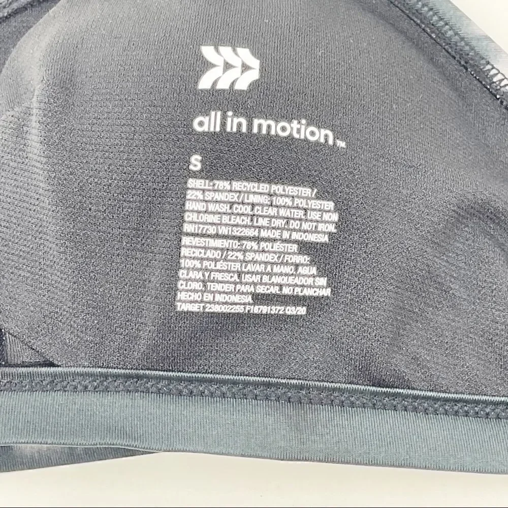 All in Motion Women's Strappy Bralette Bikini Top Women’s Small